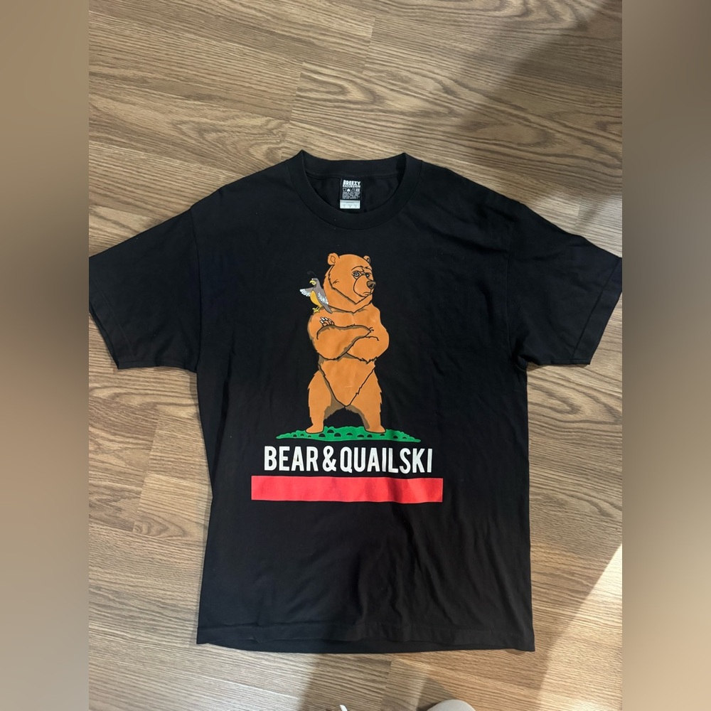 Breezy Excursion Black Bear Graphic Tee